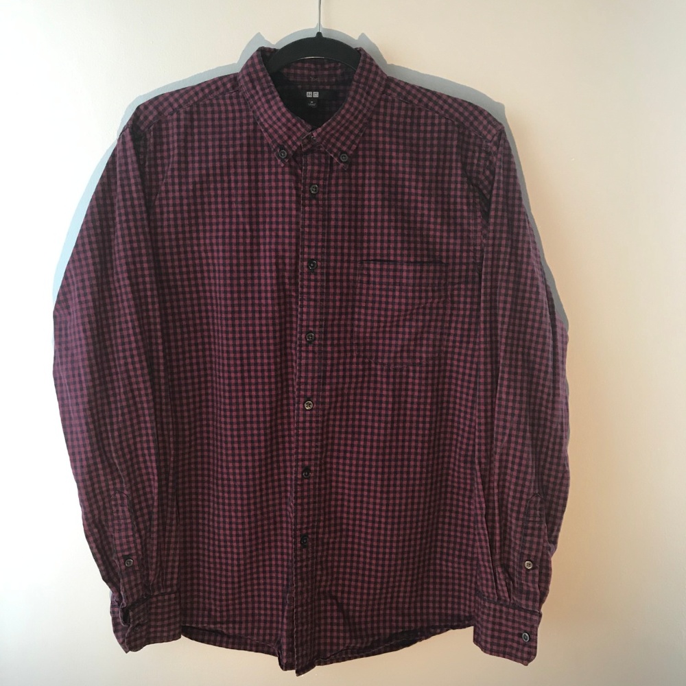 UNIQLO Button Up Shirt Red - Used